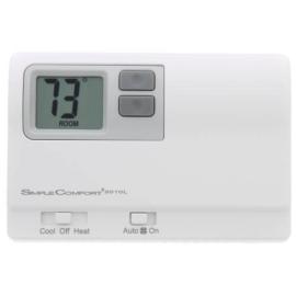  ICM Controls SC2010L - Non-Programmable SimpleComfort Thermostat - 1 Heat/1 Cool/1 Heat Pump (Dual Powered)