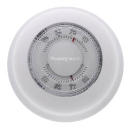 Honeywell Home T87K1007 - T87K Round Non-Programmable, Heat Only, Mechanical Thermostat