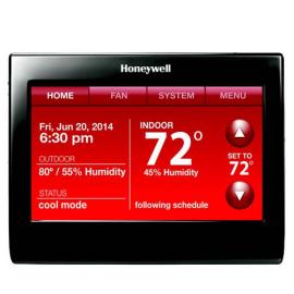 Honeywell TH9320WFV6007 - Wi-Fi 9000 w/ Voice Control - 7-Day Programmable 3H/2C Color Touchscreen Thermostat