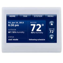 Honeywell Home THX9421R5021WW - Prestige IAQ HD Thermostat (White Front/White Side)