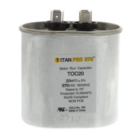 Titan Pro TOC20 - 20 MFD Oval Motor Run Capacitor (370V)