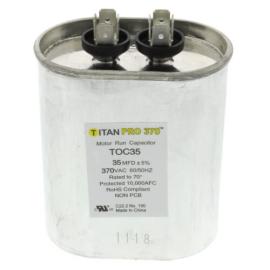 Titan Pro TOC35 - 35 MFD Oval Motor Run Capacitor (370V)