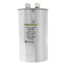 Titan Pro TRC100 - 100 MFD Round Motor Run Capacitor (370V)