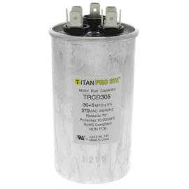 Titan Pro TRCD305 - 30/5 MFD Round Dual Motor Run Capacitor (370V)