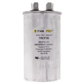 Titan Pro TRCF35 - 35 MFD Round Motor Run Capacitor (440/370V)