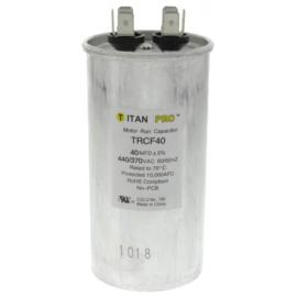 Titan Pro TRCF40 - 40 MFD Round Motor Run Capacitor (440/370V)