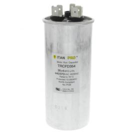 Titan Pro TRCFD354 - 35/4 MFD Round Dual Motor Run Capacitor (440/370V)