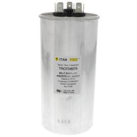 Titan Pro TRCFD8075 - 80/7.5 MFD Round Dual Motor Run Capacitor (440/370V)