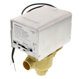 Honeywell Home V8044A1010 - 1/2" Sweat Connection 3 Way Zone Valve, port A normally closed (24v)