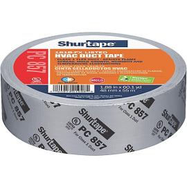 Lennox X1775 - ( 101015 ) PC 857 UL 181B-FX Listed/Printed Cloth Duct Tape, 2" X 60 yd., Silver Metal Printed