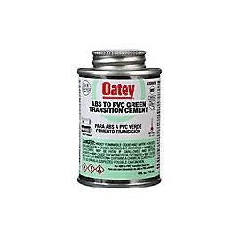 Lennox X4150 - ABS to PVC Transition Green Cement, 4 Ounce Dauber Top Can