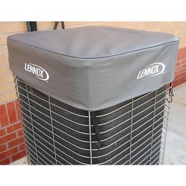 Lennox X7080 - ( 0626ATP ) Top AC Winter Cover with Lennox Logo, 35 x 30-1/2 x 7", Gray