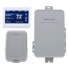 Honeywell Home YTHX9421R5101WW - Prestige IAQ Kit with RedLINK (Includes White Thermostat, EIM, Wireless Outdoor Sensor & 2 Duct Sensors)